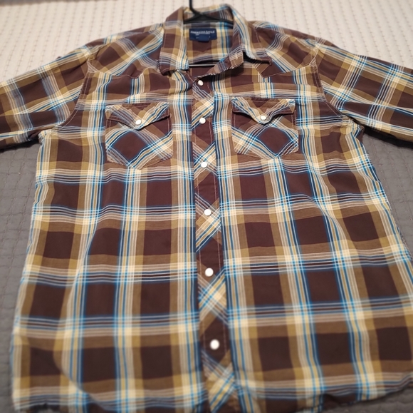 Large long sleeve American eagle pearl snap - Picture 2 of 3